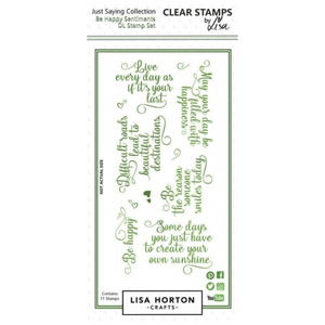 Be Happy DL Stamp Set - Part 1