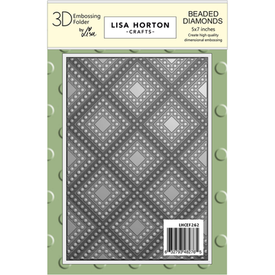 Lisa Horton Crafts Beaded Diamonds 5