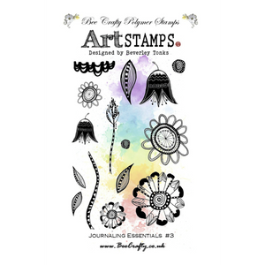 Bee Crafty Art Stamps - Journaling Essentials #3 A6 Stamp Set