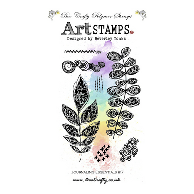 Bee Crafty Art Stamps - Journaling Essentials #7 A6 Stamp Set
