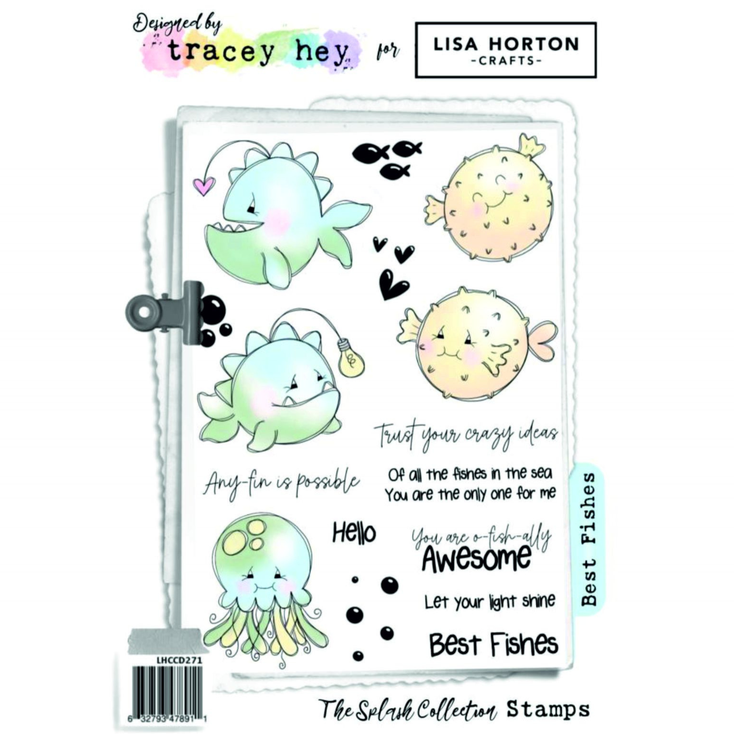 Tracey Hey Stamps & Dies Best Fishes