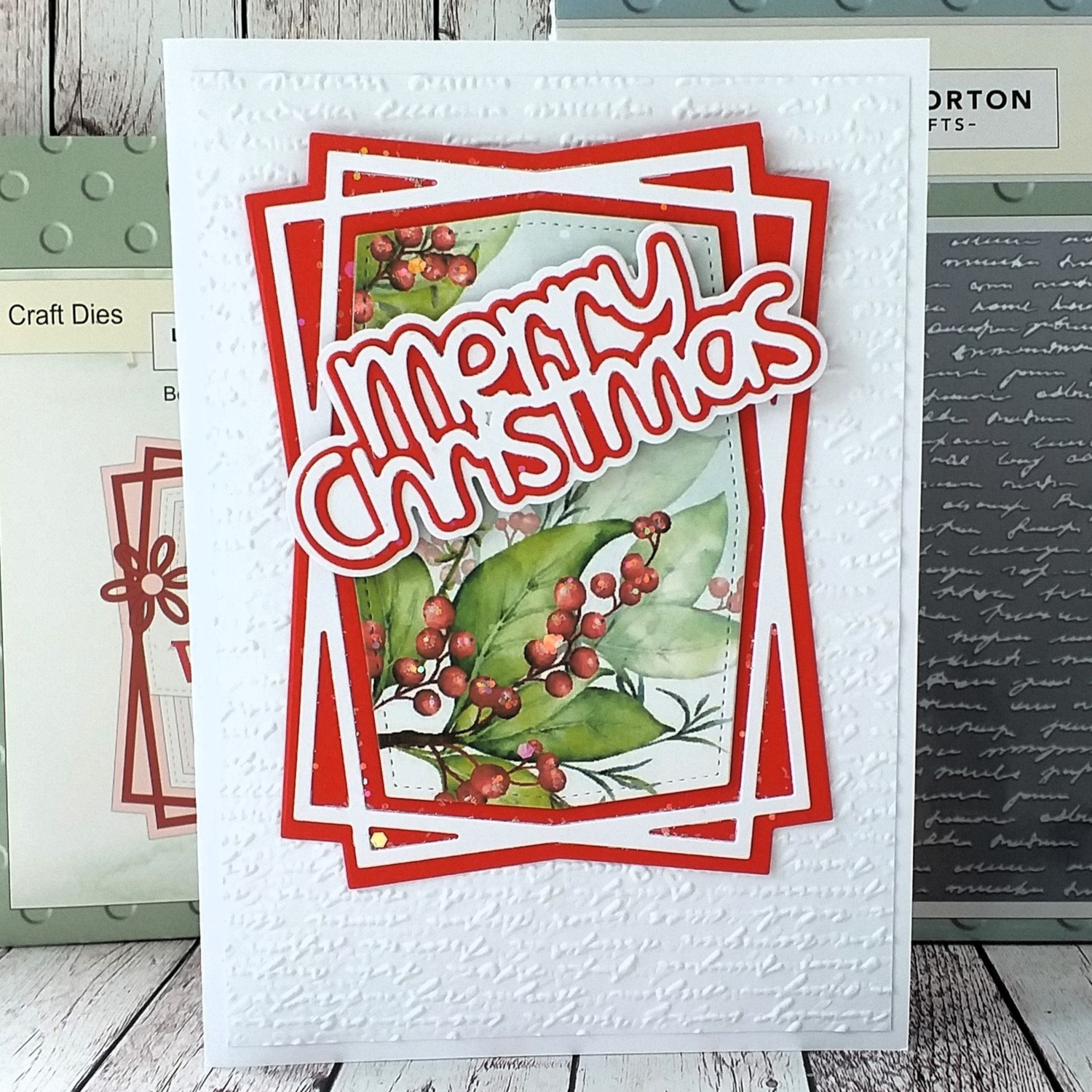 Lisa Horton Crafts Best Wishes Frame Die Set