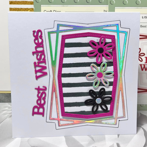Lisa Horton Crafts Best Wishes Frame Die Set