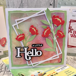 Lisa Horton Crafts Best Wishes Frame Die Set