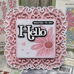 Lisa Horton Crafts Bold Daisy Background 5" x 7" Layering Stencils