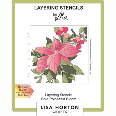 Lisa Horton Crafts Bold Poinsettia Bloom 6