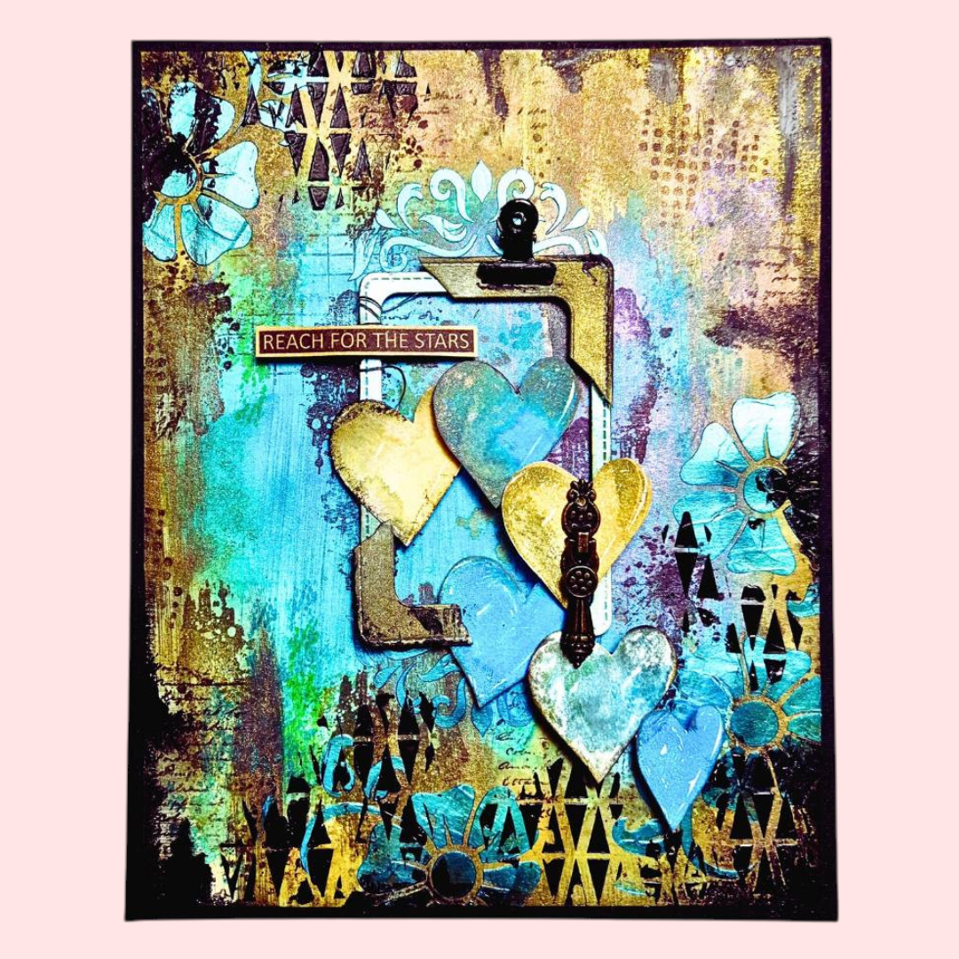 Muse & Maker Broken Balance A6 Clear Stamp Set
