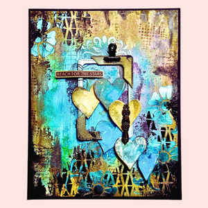Muse & Maker Broken Balance A6 Clear Stamp Set