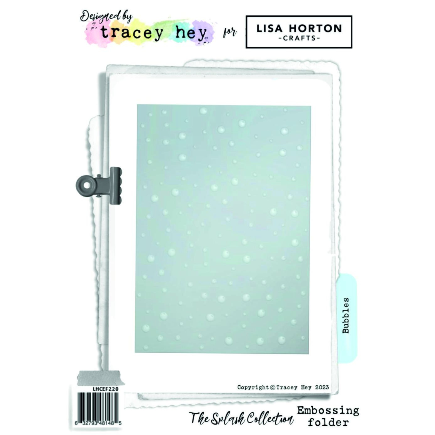Tracey Hey Bubbles 5" x 7" Embossing Folder