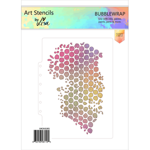Lisa Horton Crafts Bubblewrap A5 Stencil