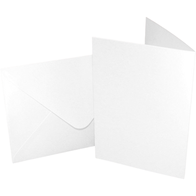 Cards & Envelopes C6 White 250GSM 50 Pack