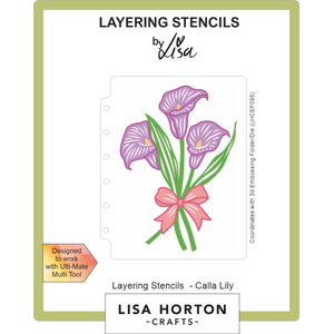 Lisa Horton Crafts Calla Lily Layering Stencils