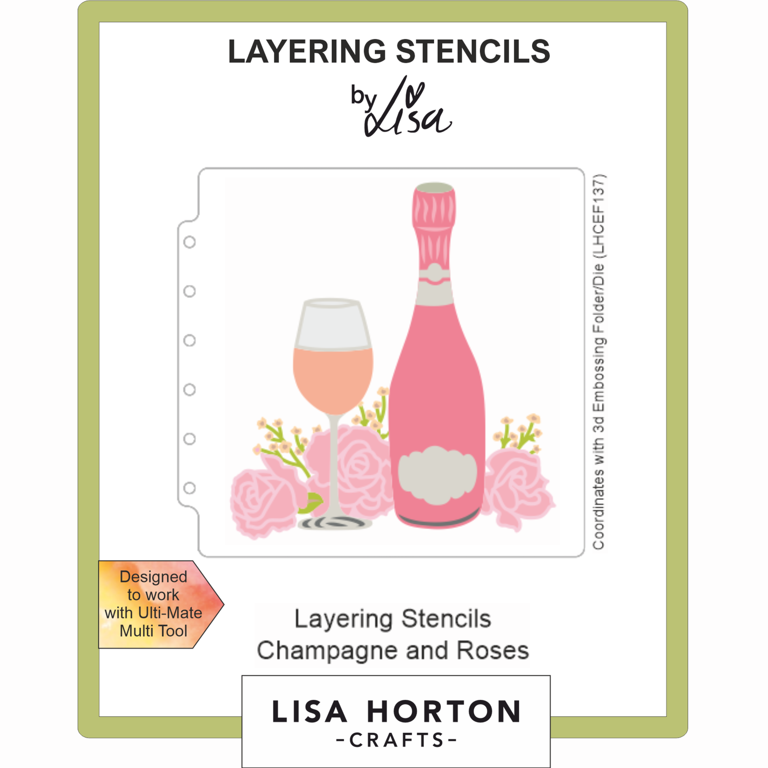 Lisa Horton Crafts Champagne & Roses 6