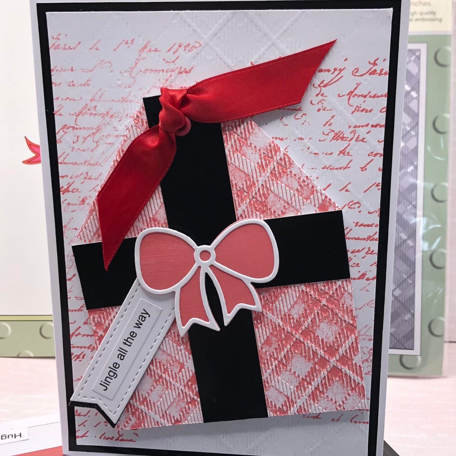 Lisa Horton Crafts Checked Shirt 5" x 7" 3D Embossing Folder