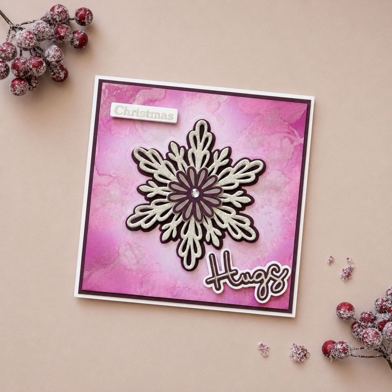 Spellbinders x Lisa Horton Crafts Layered Snowflakes Etched Dies