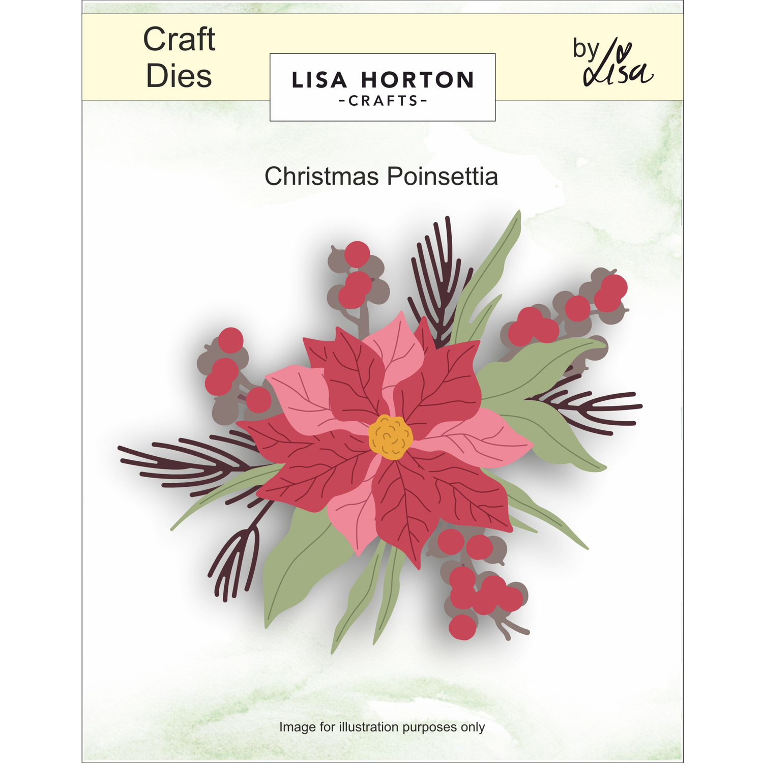 Lisa Horton Crafts Christmas Poinsettia Layering Dies