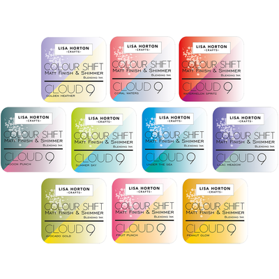 Lisa Horton Crafts Cloud 9 Matt Blending Colour Shift Ink Pad Complete Collection
