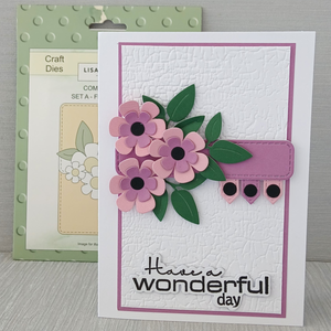 Lisa Horton Crafts Composition Layout Dies - Set A (Flowers and Leaves)