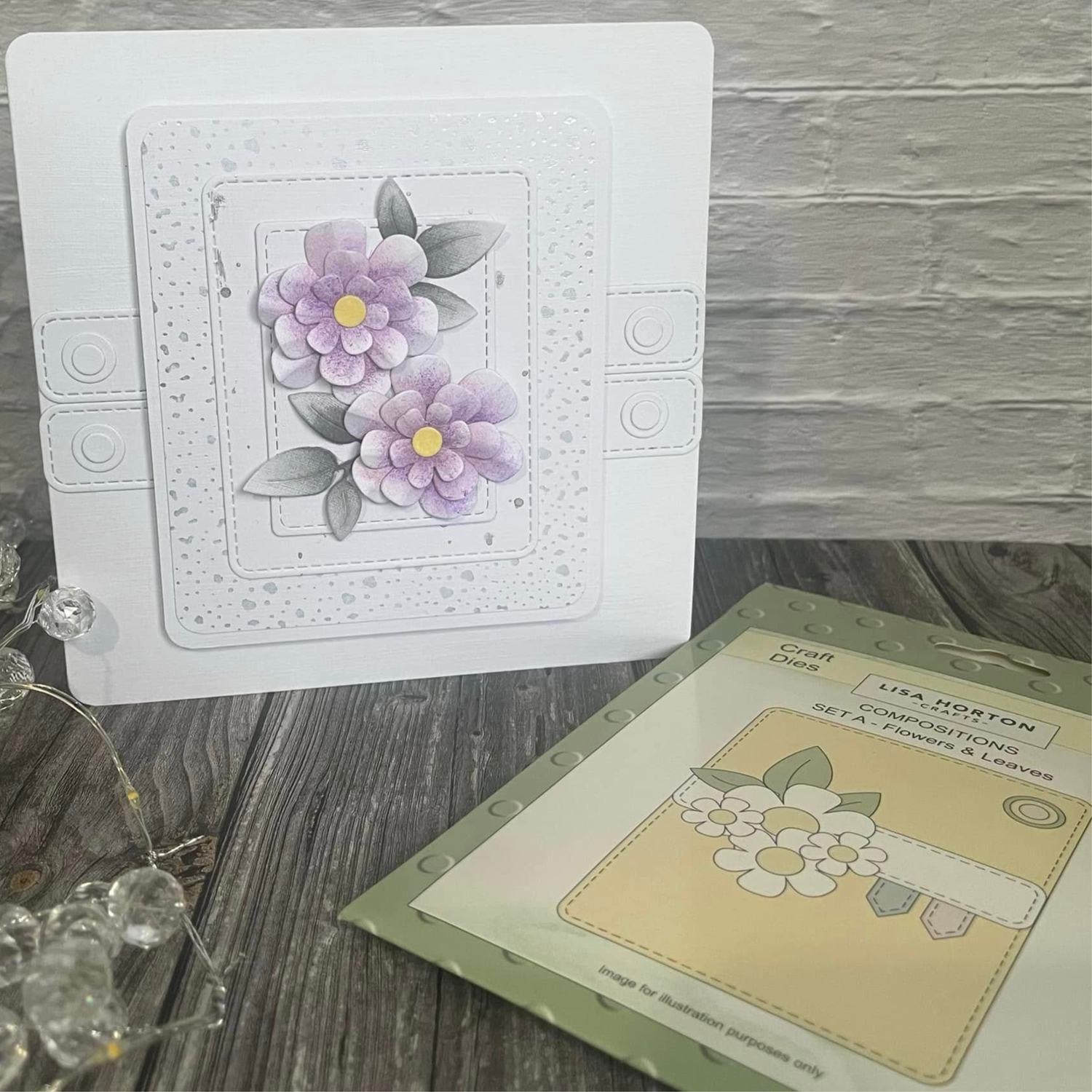 Lisa Horton Crafts Composition Layout Dies - Set A (Flowers and Leaves)