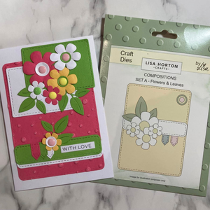 Lisa Horton Crafts Composition Layout Dies - Set A (Flowers and Leaves)