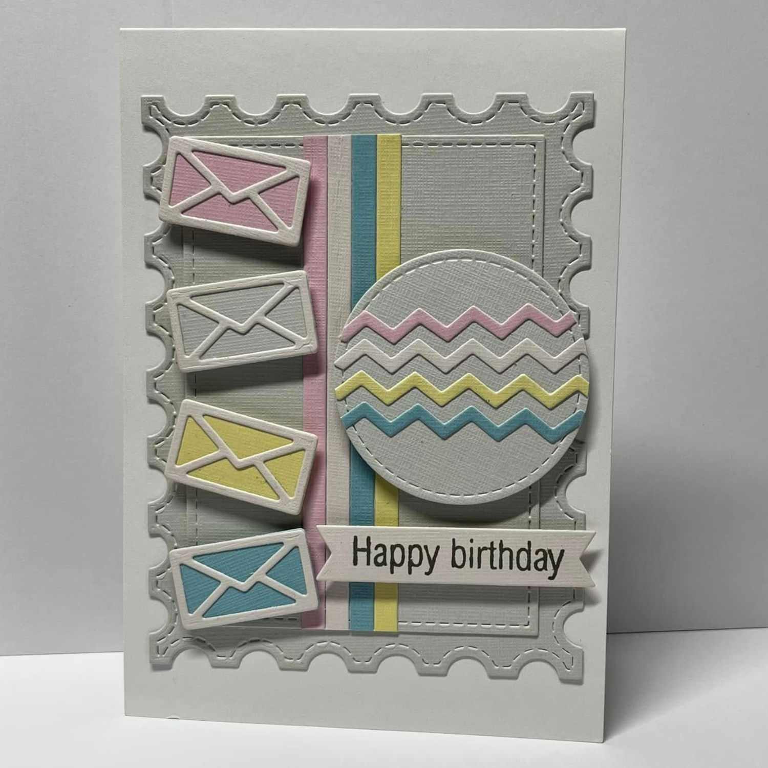 Lisa Horton Crafts Composition Layout Dies - Set D (Zig Zags and Stripes)