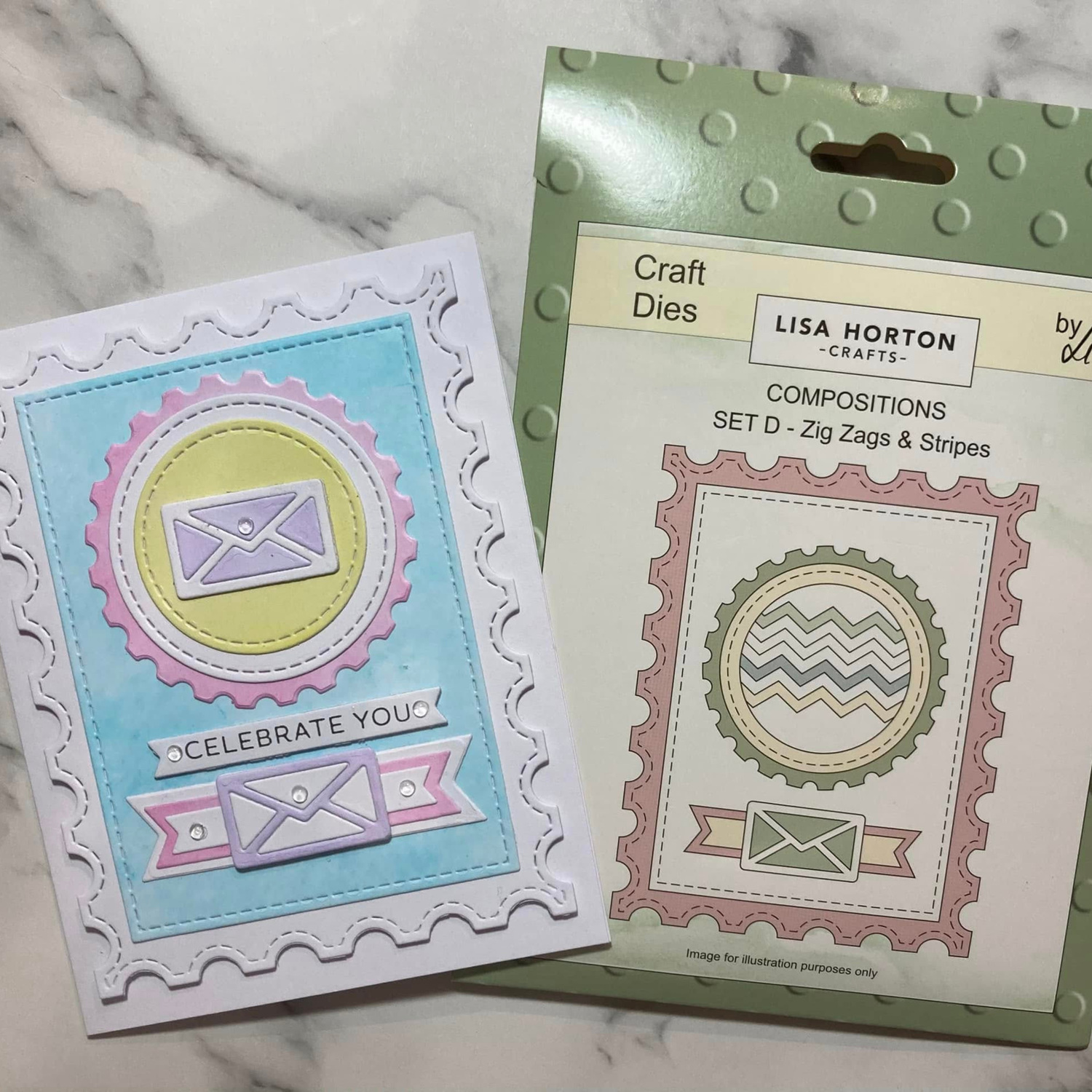 Lisa Horton Crafts Composition Layout Dies - Set D (Zig Zags and Stripes)