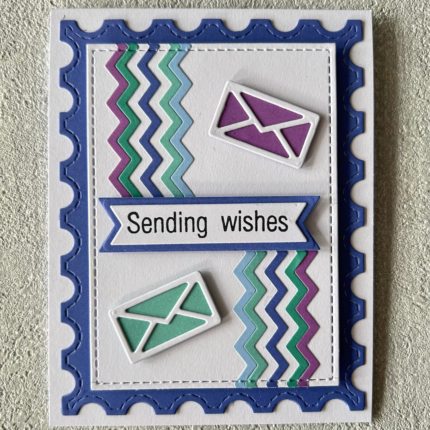 Lisa Horton Crafts Composition Layout Dies - Set D (Zig Zags and Stripes)