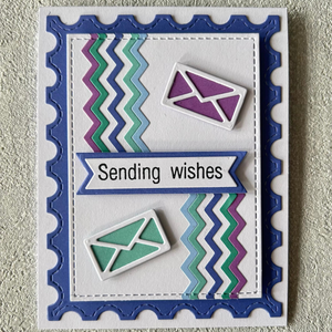 Lisa Horton Crafts Composition Layout Dies - Set D (Zig Zags and Stripes)