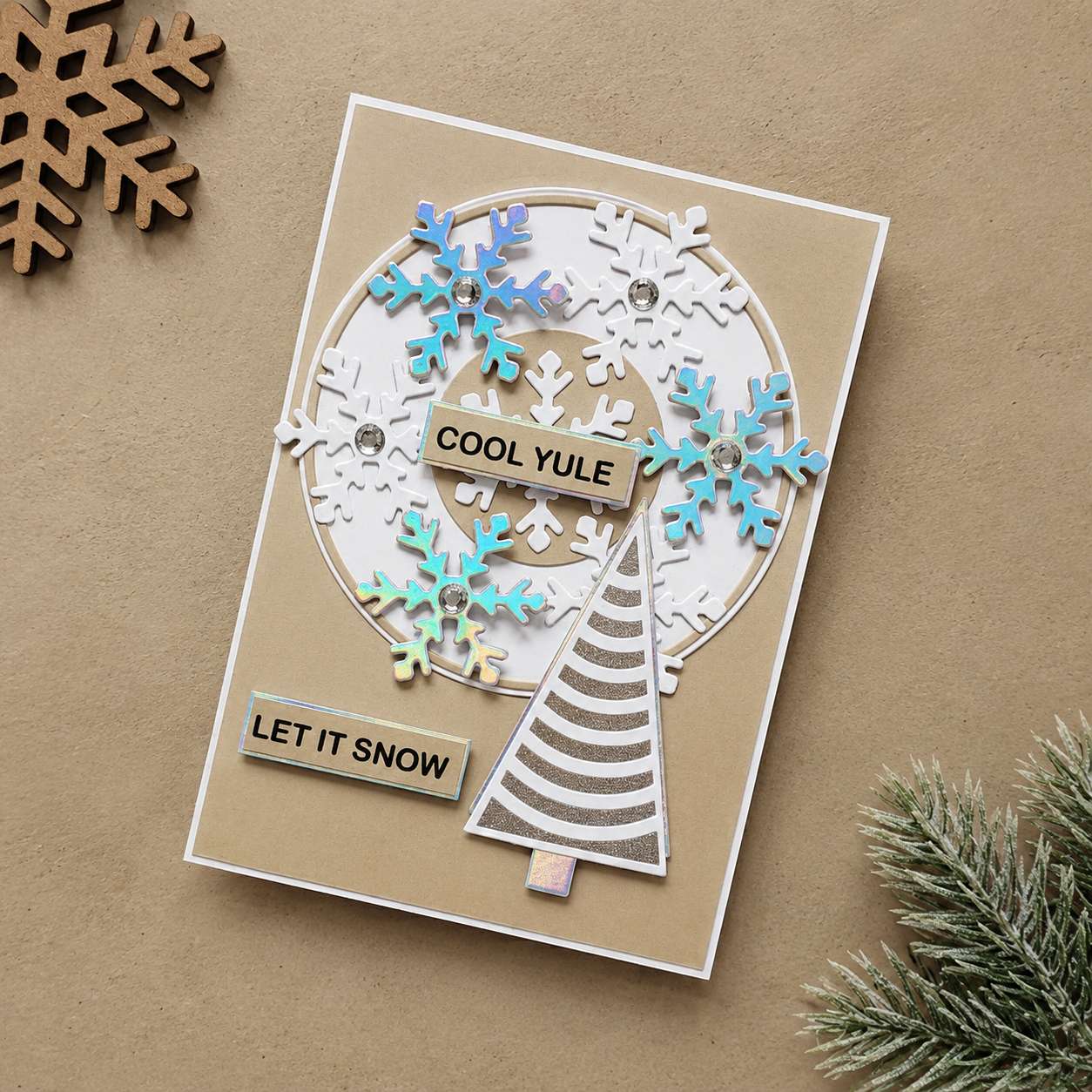 Spellbinders x Lisa Horton Crafts Infinity Trees Stamp & Die Set