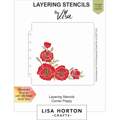 Lisa Horton Crafts Corner Poppy 6