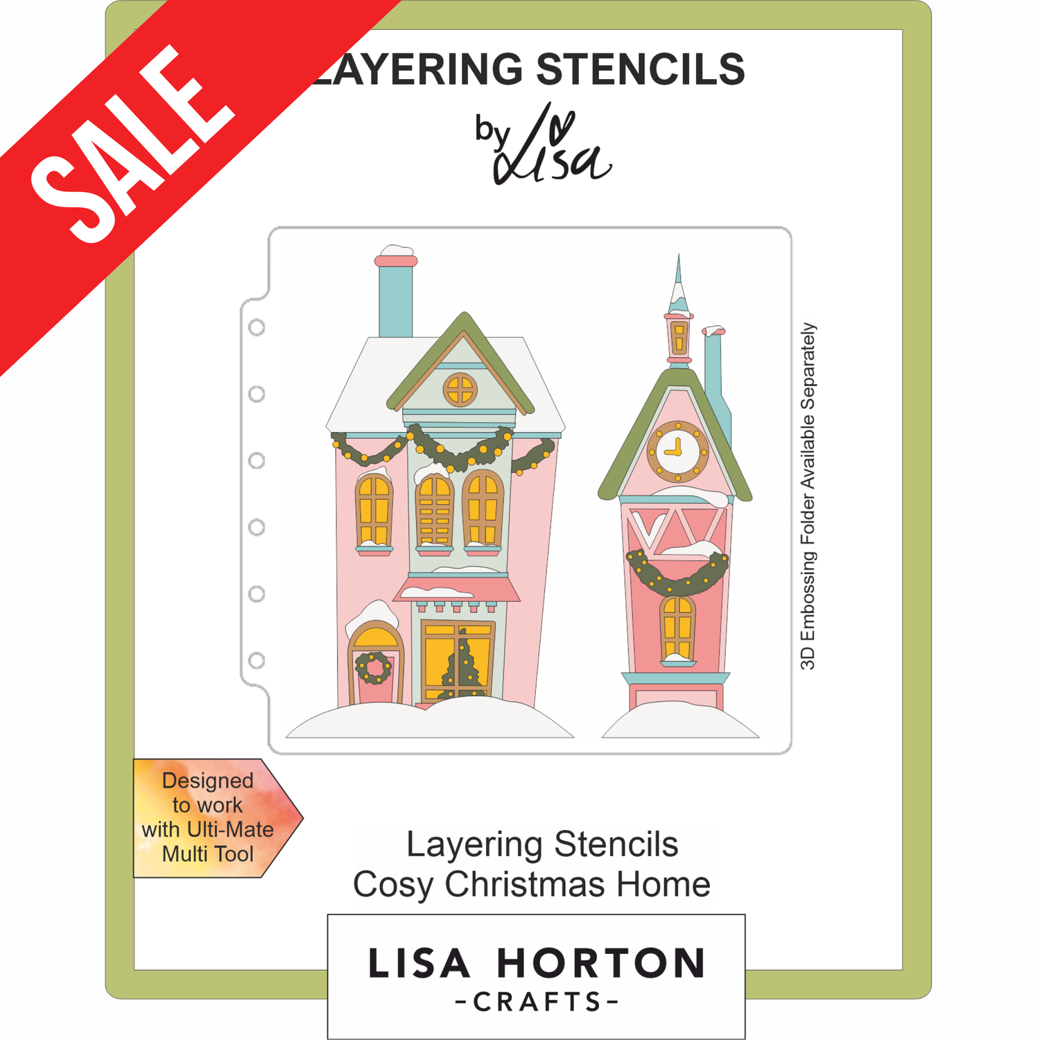 Lisa Horton Crafts Cosy Christmas House 6