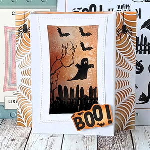 Lisa Horton Crafts Creepy Cobweb Stencil