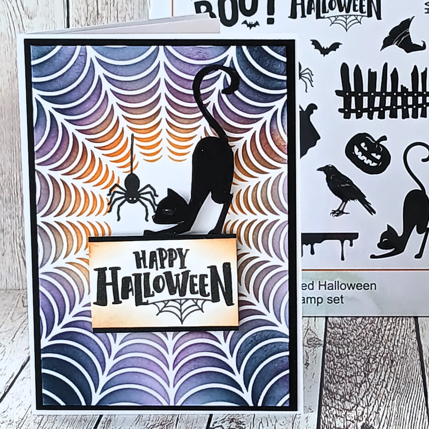 Lisa Horton Crafts Creepy Cobweb Stencil