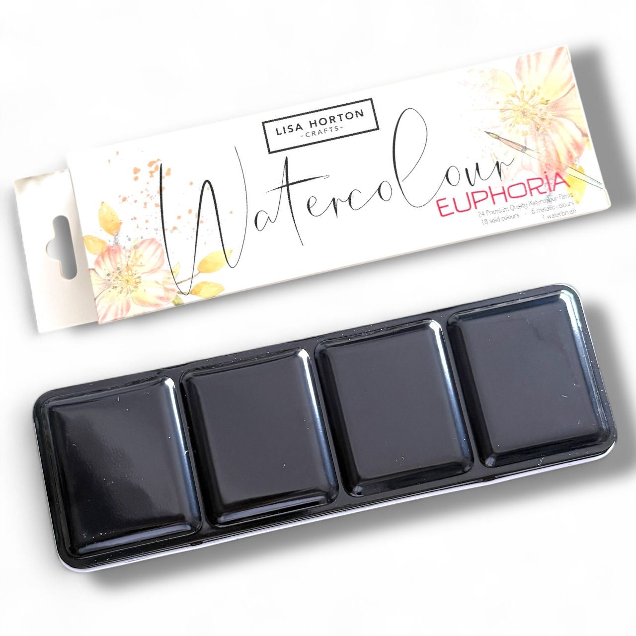 Lisa Horton Crafts Euphoria Watercolour Paints - 18 Colours