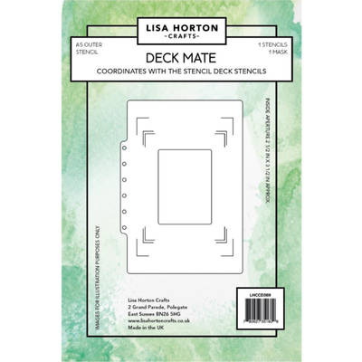 Lisa Horton Crafts Deck Mate Stencil Mask - Coordinates with the Stencil Deck