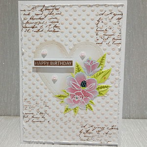Lisa Horton Crafts Dotty Magnolia Heart Embossing Folder and Layering Stencils