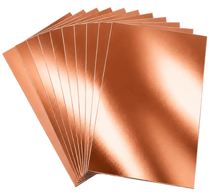 Metallic Foil Card - Copper