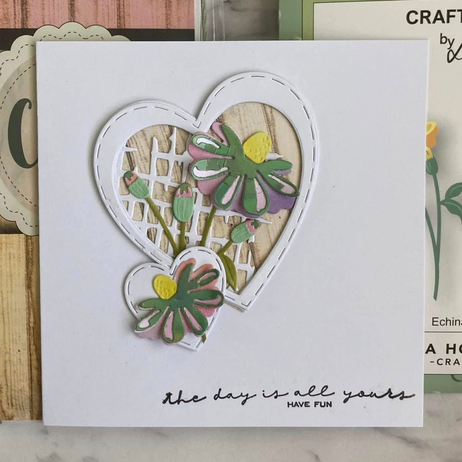 Lisa Horton Crafts Layering Dies - Echinacea