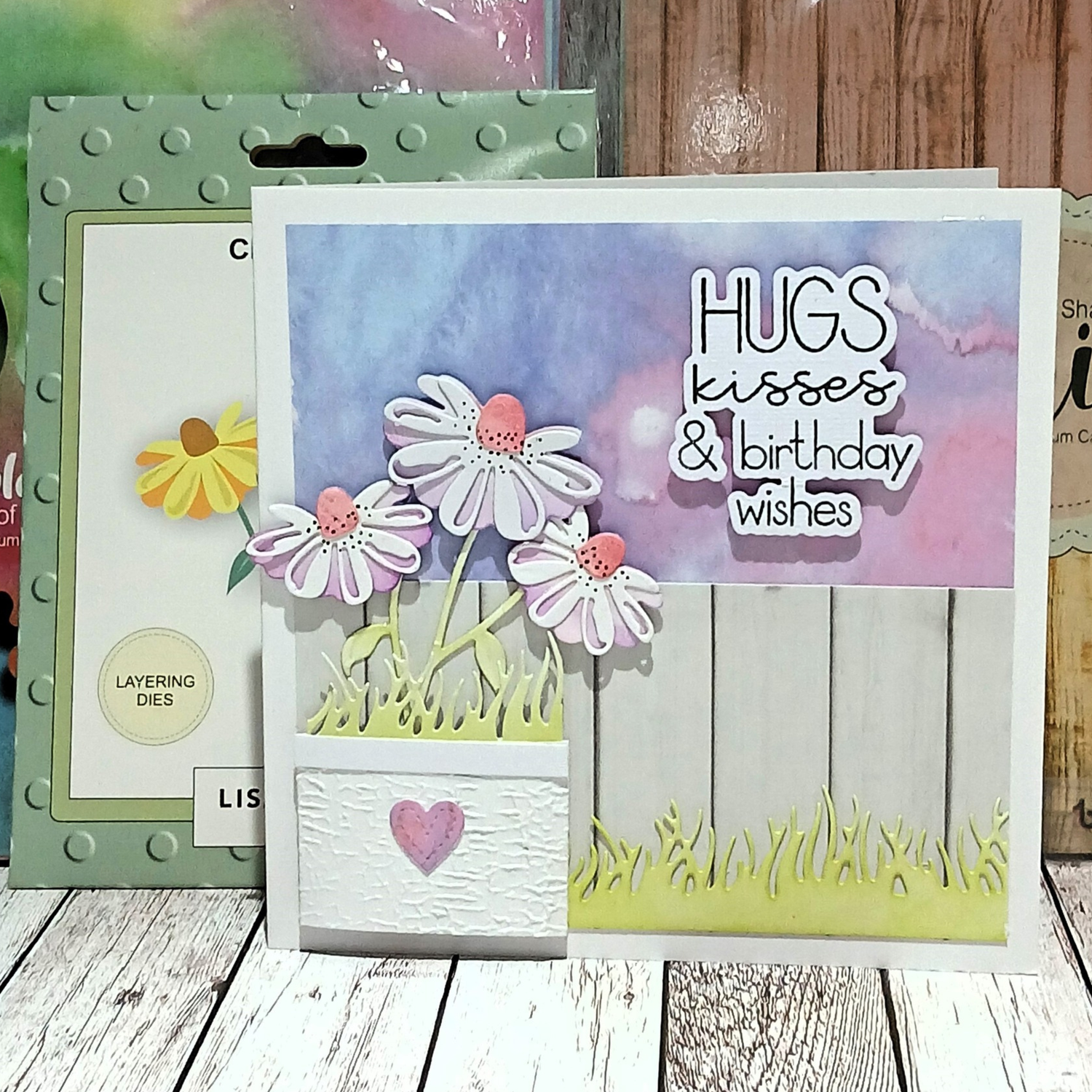 Lisa Horton Crafts Layering Dies - Echinacea