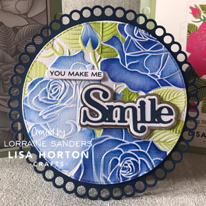 Lisa Horton Crafts English Roses 5" x 7" Layering Stencils