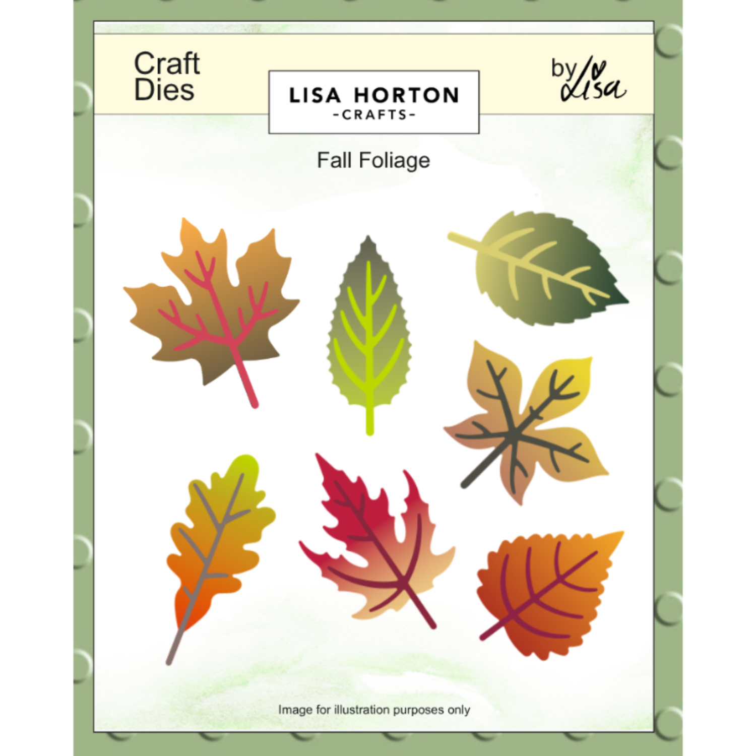 Lisa Horton Crafts Fall Foliage Die Set