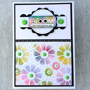 Lisa Horton Crafts Beautiful Blooms Floral Plate Die Set