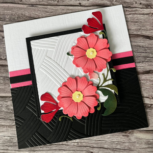 Lisa Horton Crafts Cosmo Flourish Floral Plate Die Set