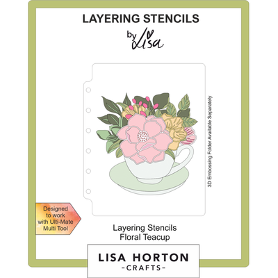 Lisa Horton Crafts Floral Teacup 5