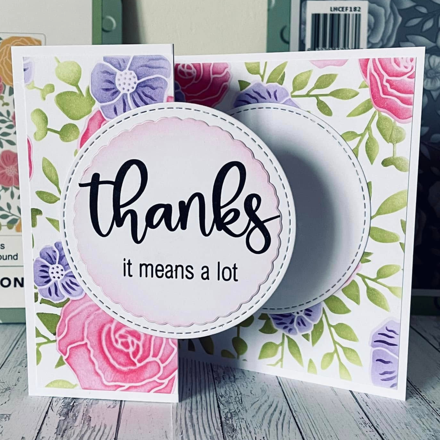 Lisa Horton Crafts Floribunda Background 5" x 7" Layering Stencils