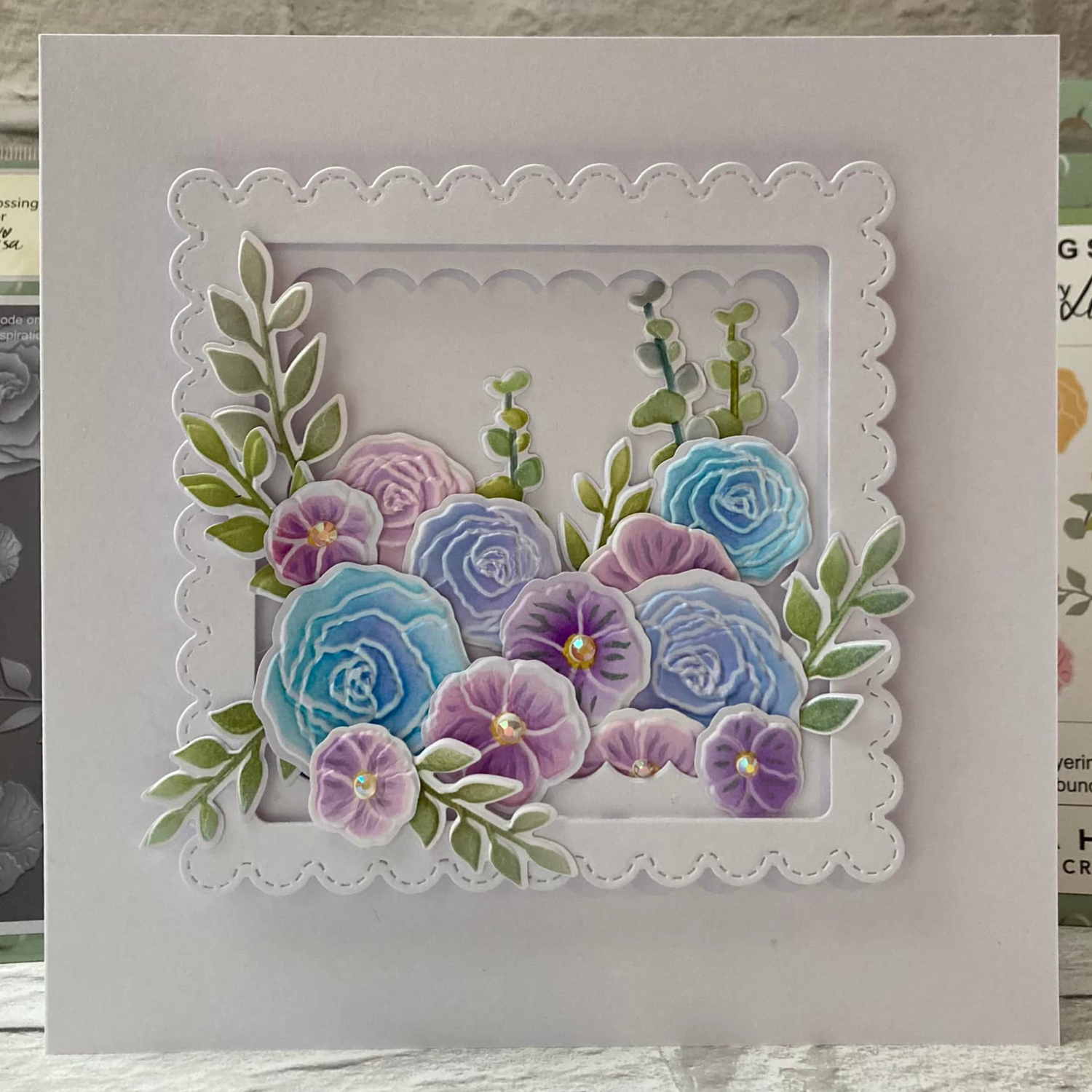 Lisa Horton Crafts Floribunda Elements A6 Layering Stencils