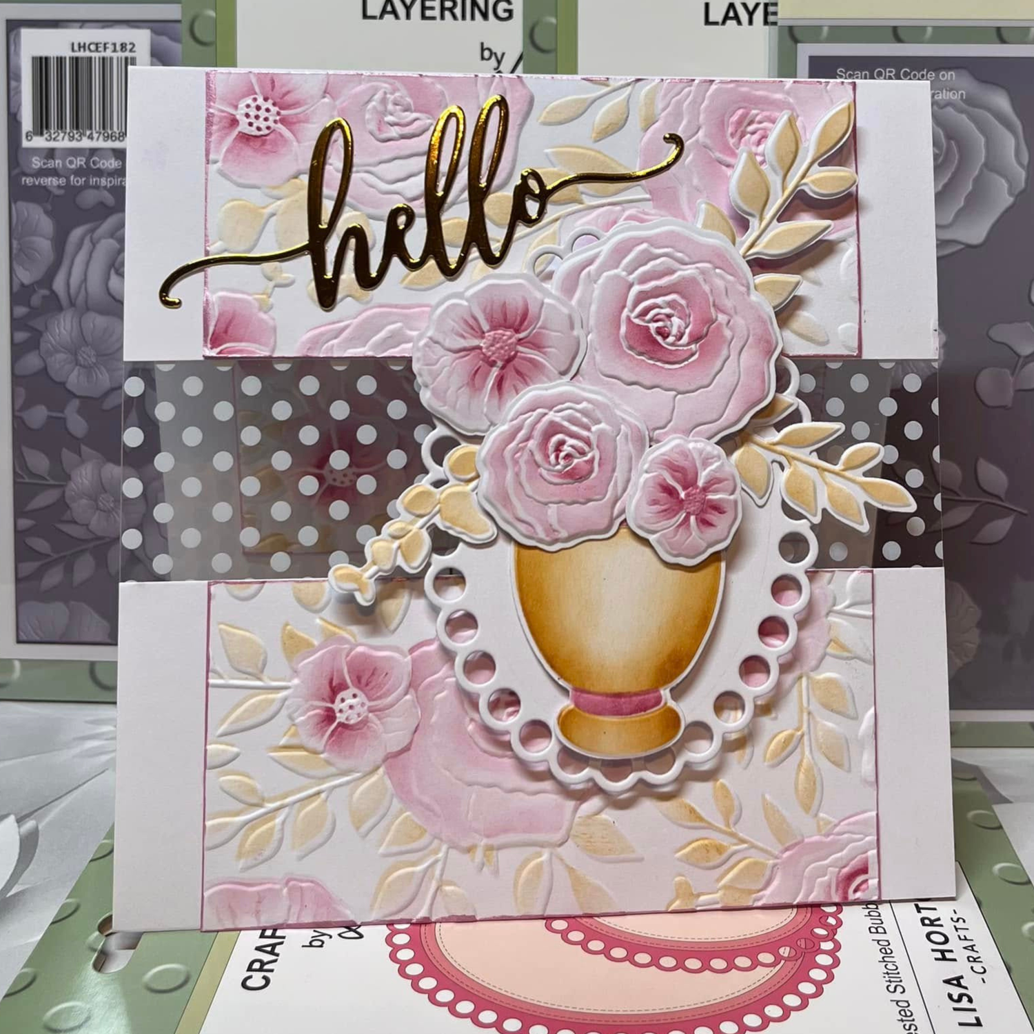 Lisa Horton Crafts Floribunda Elements A6 Layering Stencils