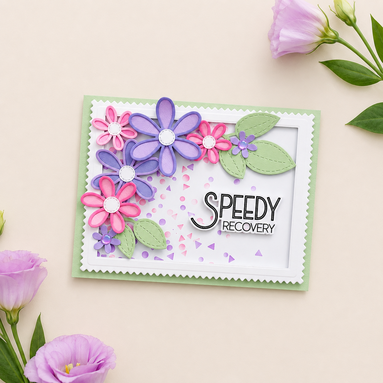 The Studio Collection Ombré Shapes Layering Stencils & Die Set