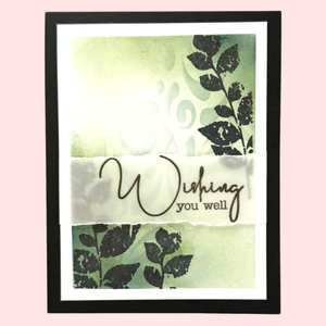 Muse & Maker Fractured Foliage DL Clear Stamp Set