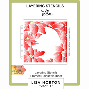 Lisa Horton Crafts Framed Poinsettia 6